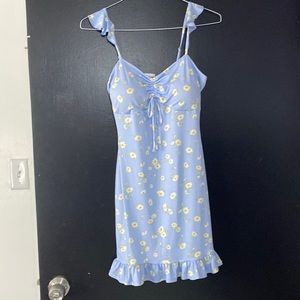 Blue floral sundress